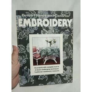 Better Homes And Gardens Embroidery Vintage 1978 Hardcover Book W/ BONUS BOOK